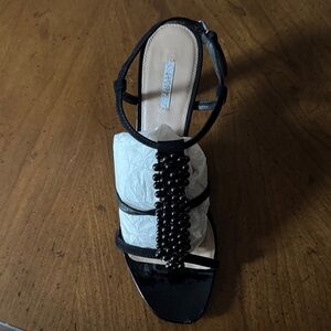 Geox Black Beaded Women's Sandals